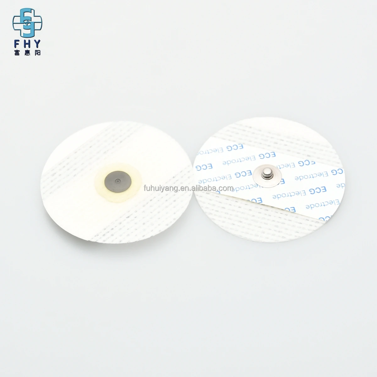 Adult disposable ecg ekg electrodes foam round Ag/AgCI sensor 50mm Conductive Electrode Pad Medical Device