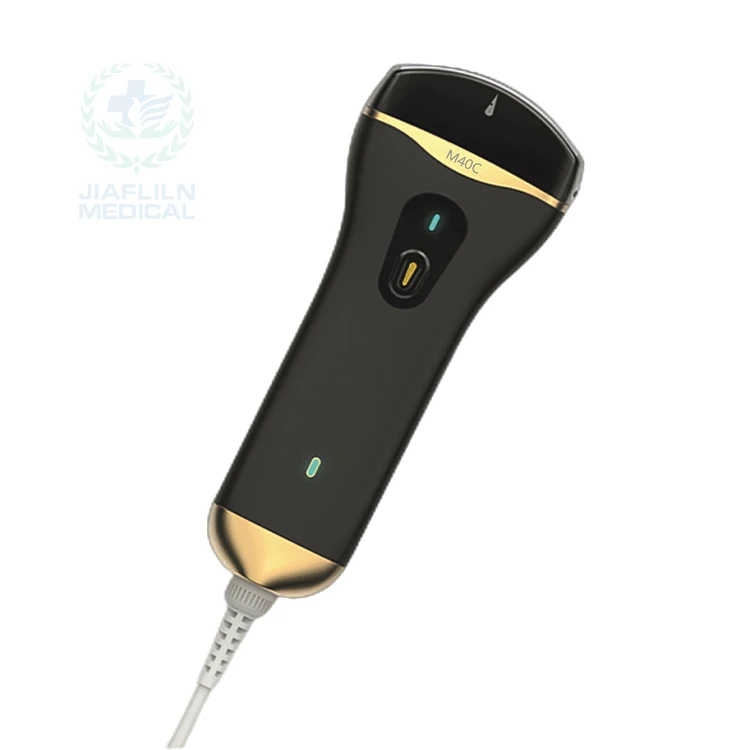China Portable Ultrasound 128 Element Linear Vascular Probe iPhone Ultrasound Machine Doppler Vascular