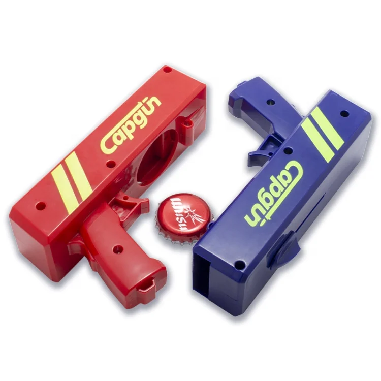 2020 New Design Gift Portable Automatic Beer 0pener Cap Gun Flying Cap Launcher Bottle Beer Opener