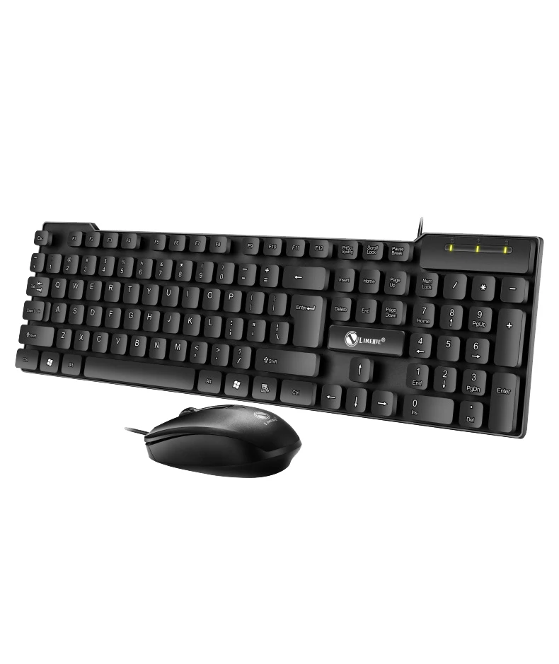 Hot selling Cheap T13 Thin Office pc Computer Laptop Abs combo suite Wired USB Keyboard Mouse And Mouse suit Combos Set