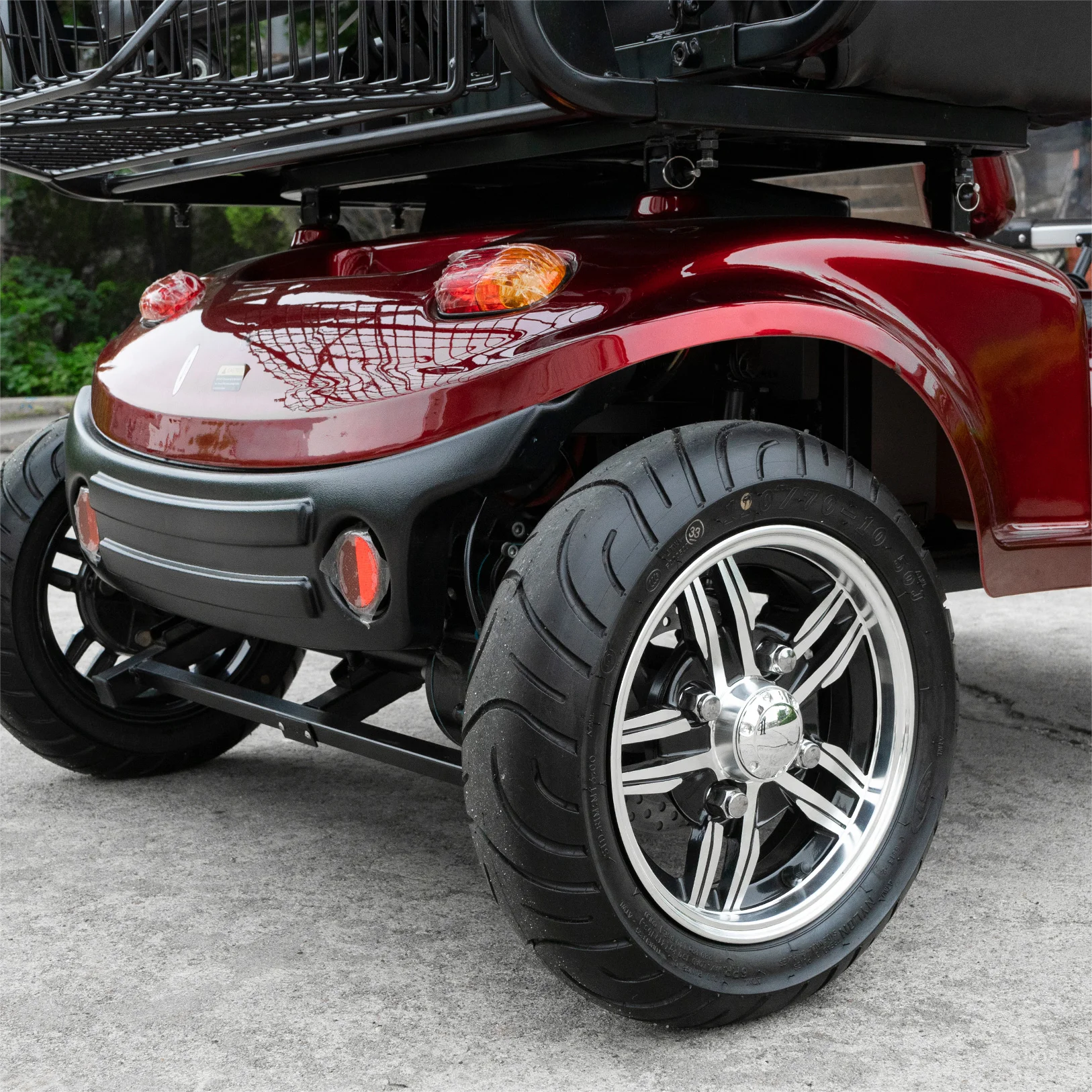 Oversized Storage Space Senior Mobility Scooter Electric 4 Wheel 2 Seater Four Wheel Electric Scooter For Adults