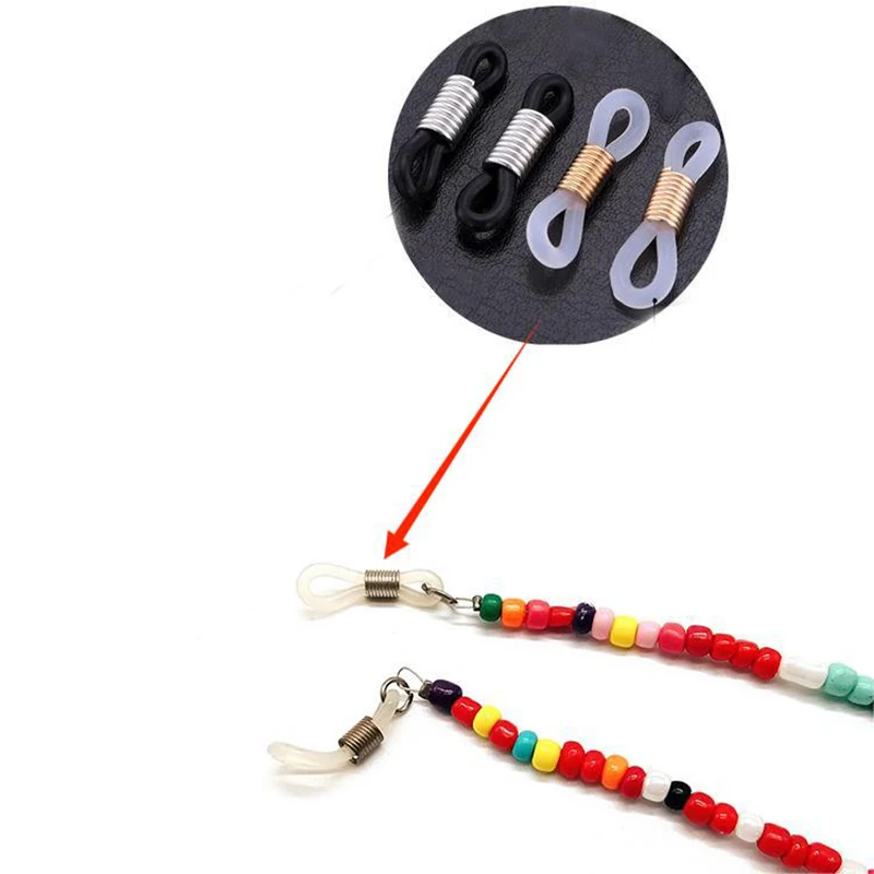 Colored Beaded Eyeglasses Chain Eye-wear Colorful Bead Chain