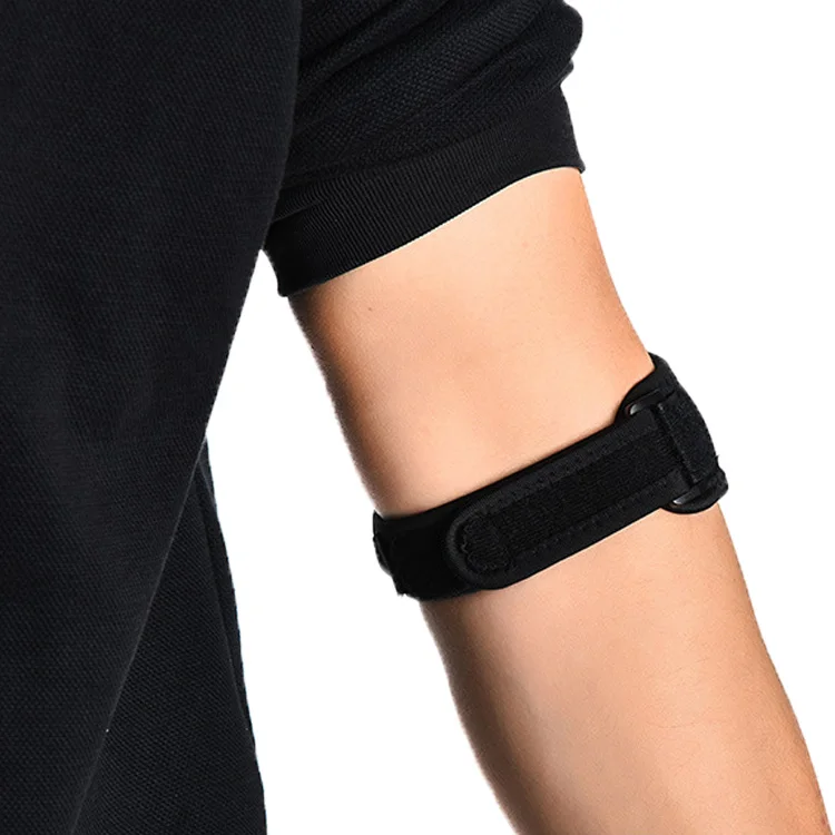 Hot Sale Neoprene Compression Badminton Pain Relief Adjustable Elbow Brace Strap Band Tennis Elbow Support