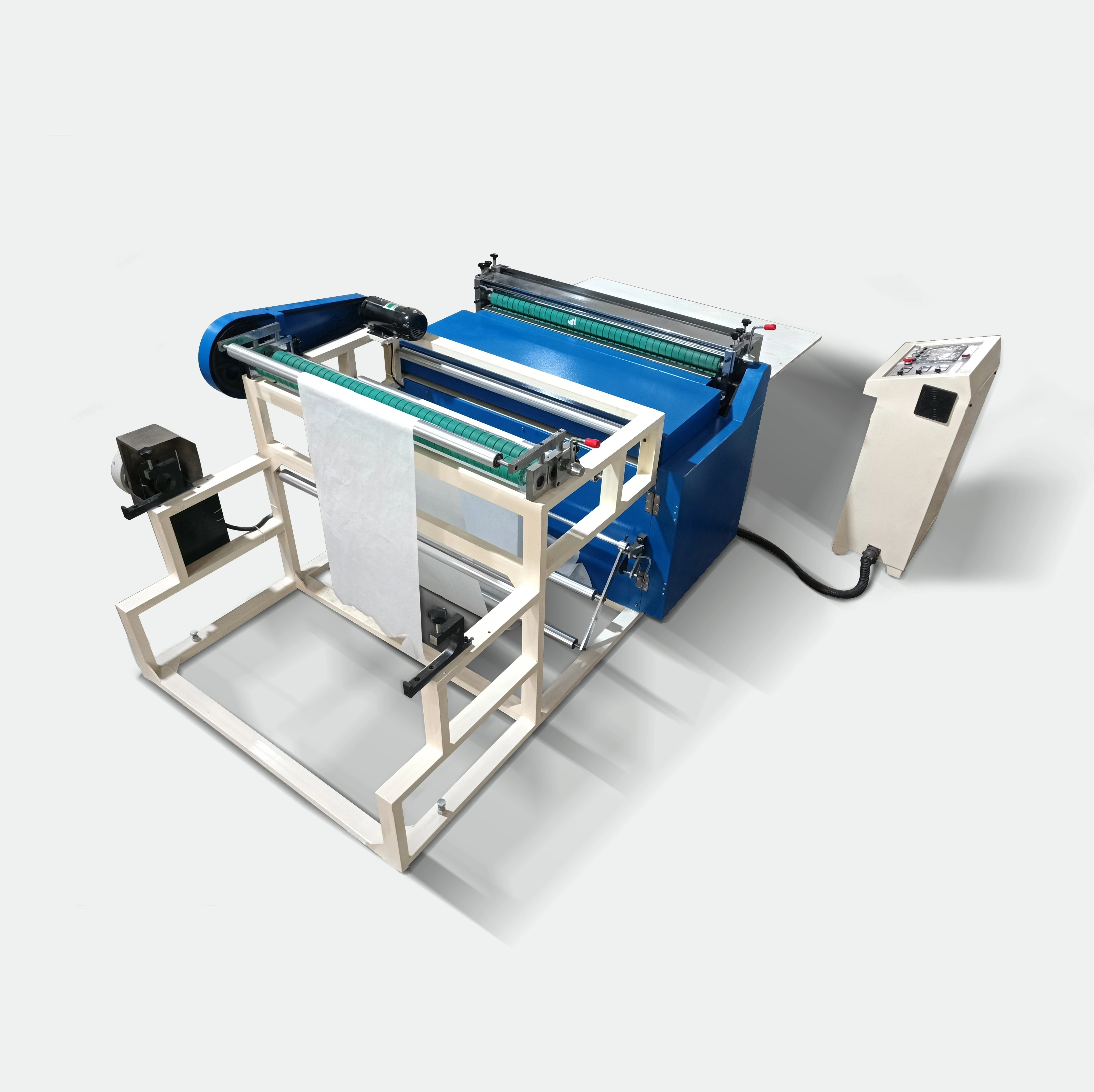 2023 new type high precision sticker sheet roll to piece making machine cutting machine.