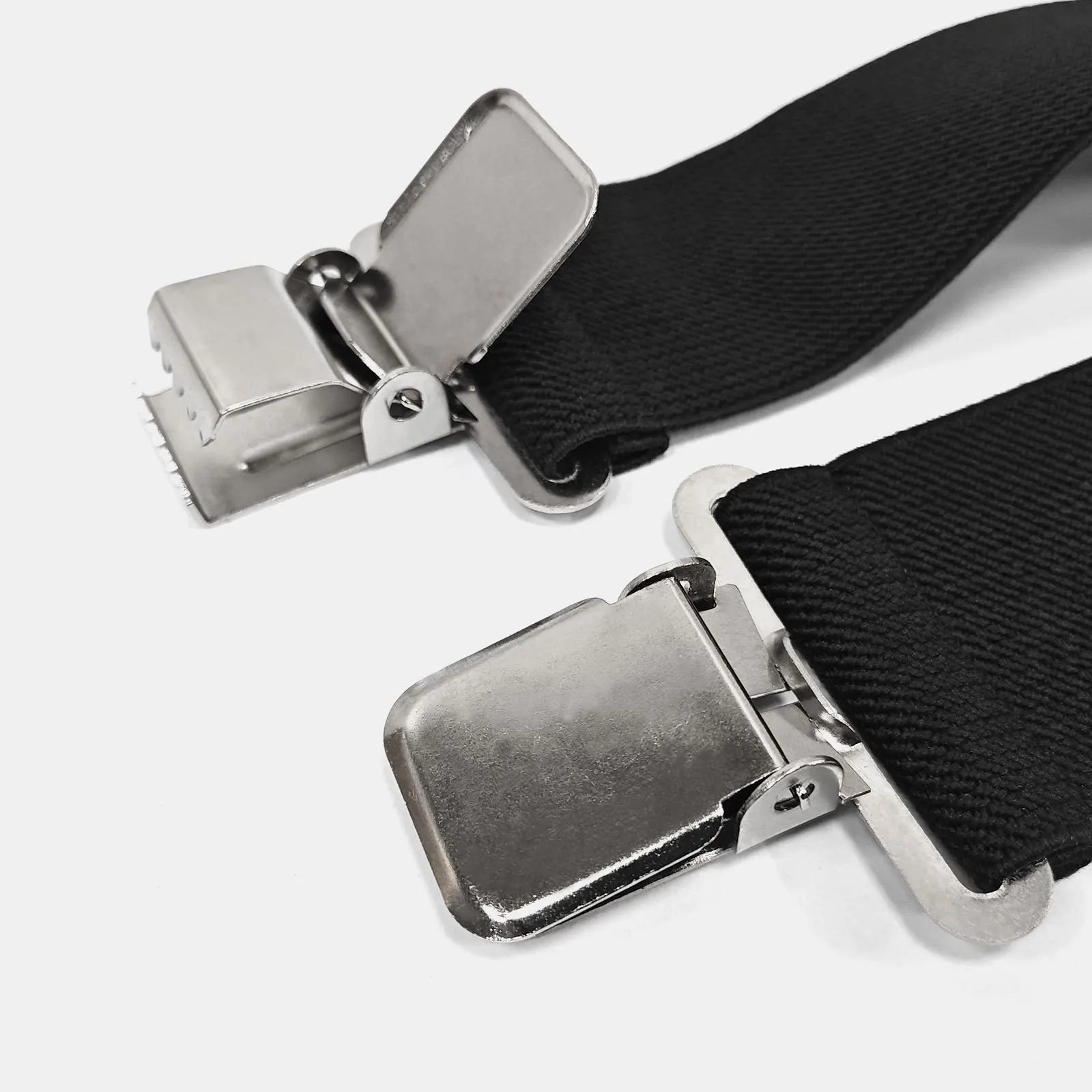 High quality  Custom Personalized Elastic Braces Y Button Leather Belt Suspender for Men