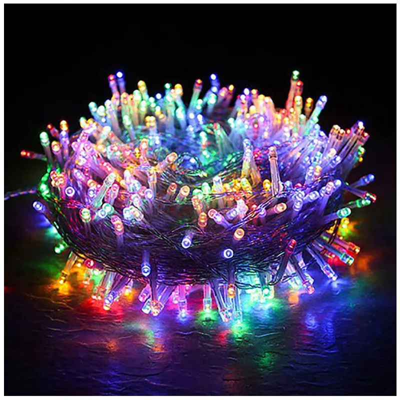 Holiday Wedding Christmas Decoration Waterproof LED Decor Light Garland Outdoor PVC String Lights Christmas lights
