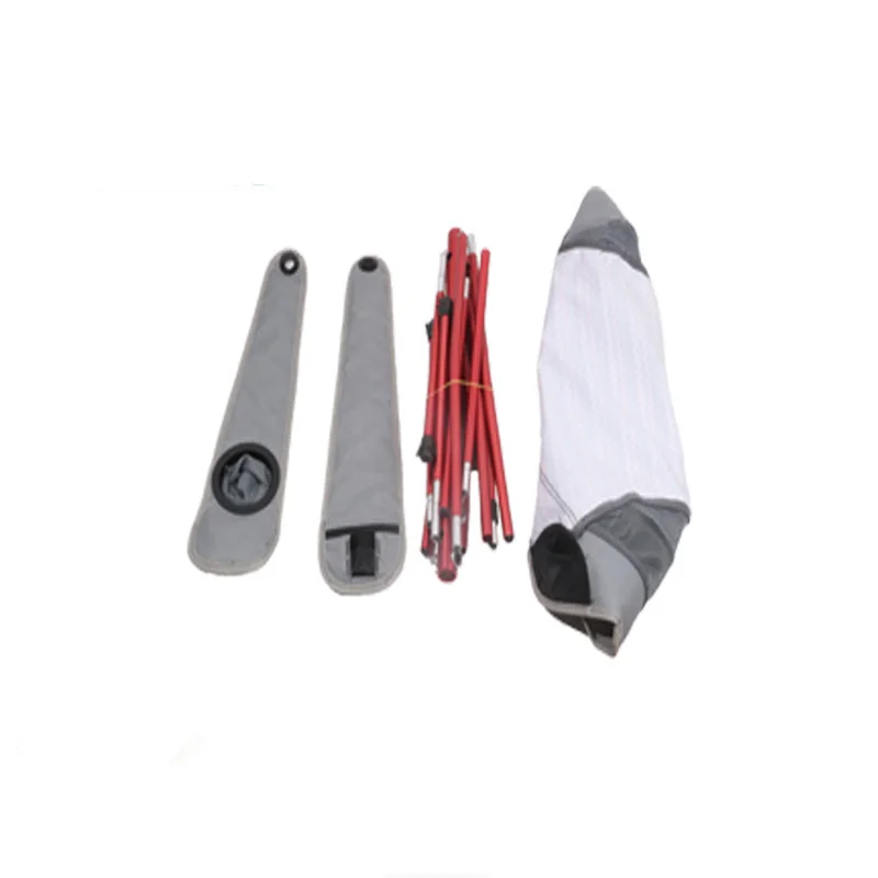Low Price Synthetic Leather Wooden Grain Fabric Surface Reinforced Aluminum Frame and Pocket Folding Fishing Camping Chair