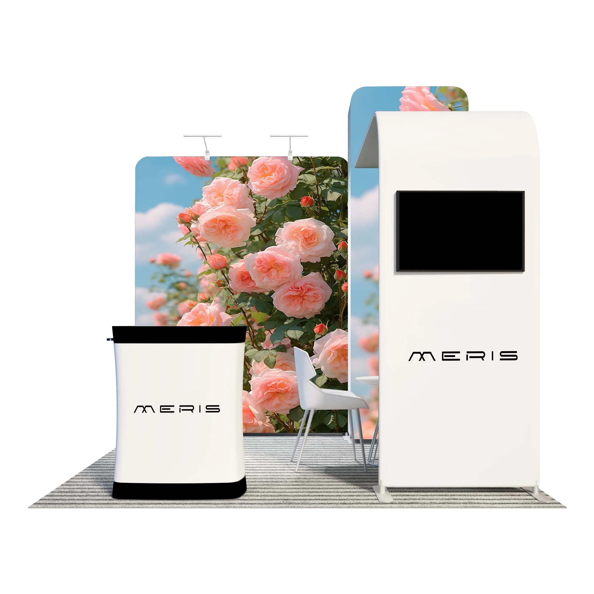 Выставочный стенд с алюминиевым инструментом 10 х20 футов