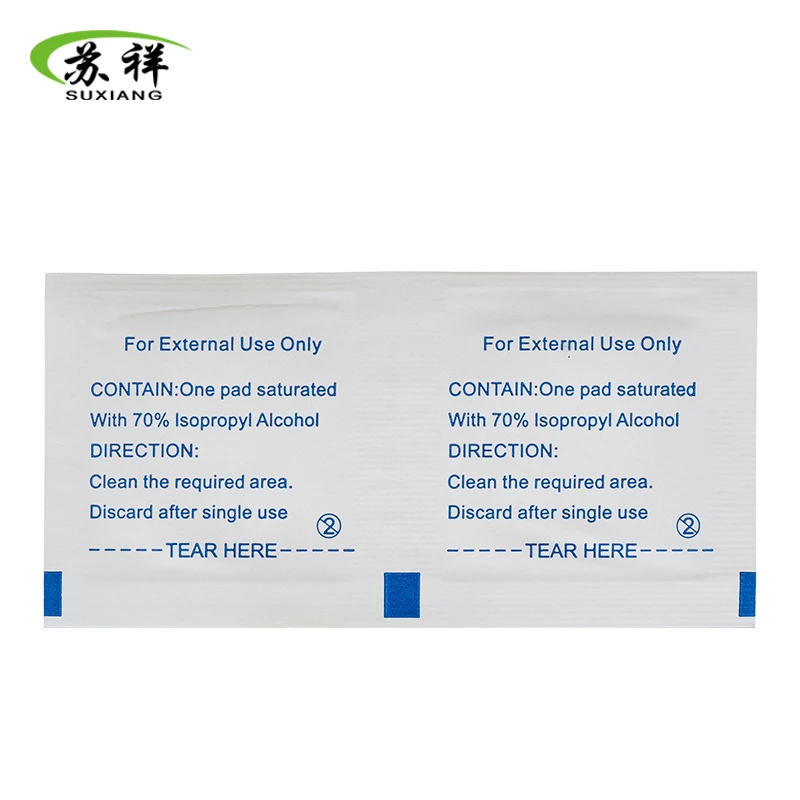
Hot sale 70% isopropyl sterile prep pads packaging 