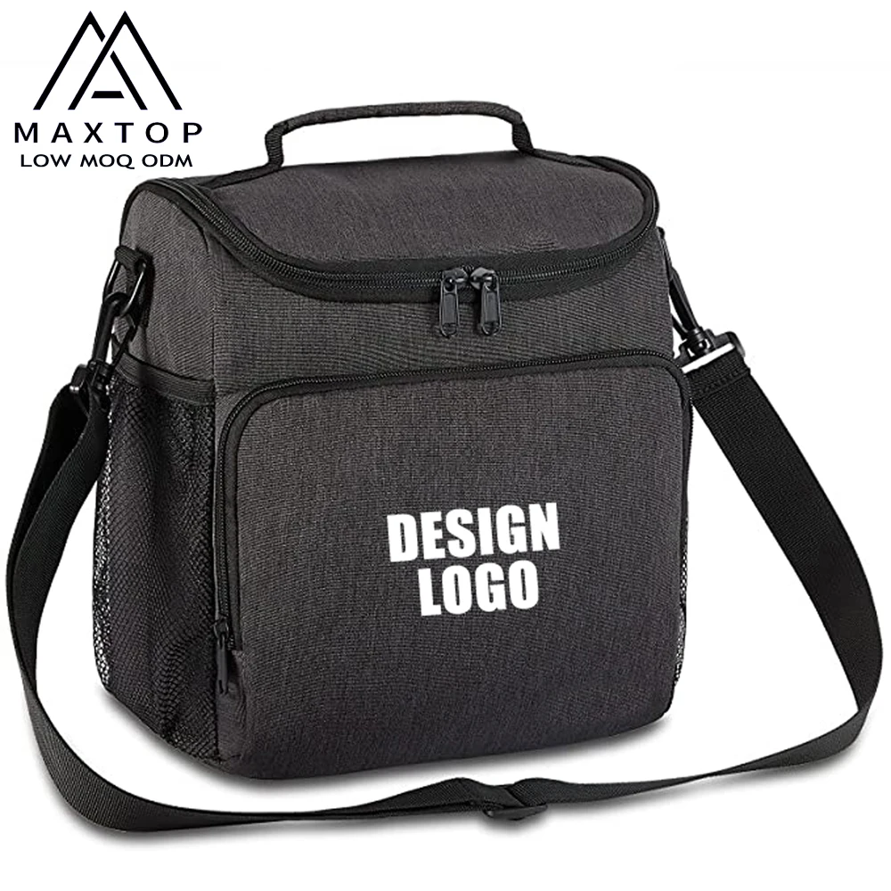 High Quality custom cooler bag lunch box with bag canvas meal prep school lunch bag insulated for kids