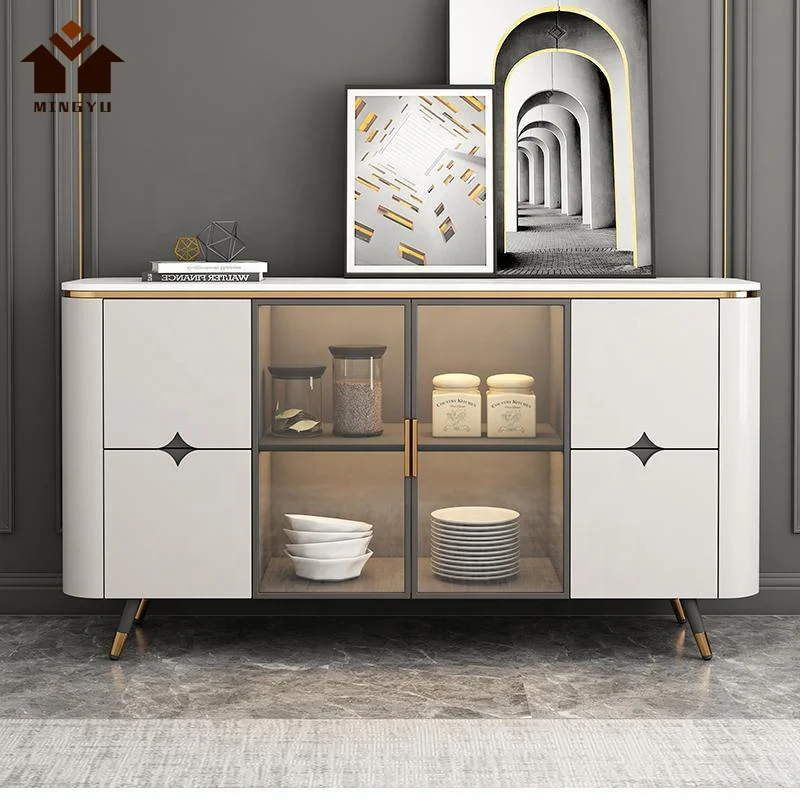 High Fashion Hallway Stainless Steel Console Table Glass Hotel Gold Frame Entry Table Marble Altar Table