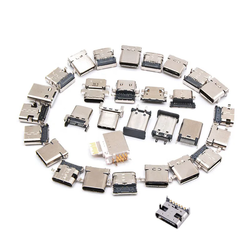 5/6/8/16 pin micro USB зарядный порт De Carge B/C Тип Средний флеш-накопитель с гнездовым соединителем USB2.03.0 несколько стилей