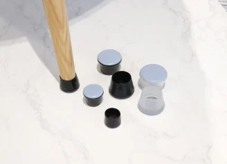 Customized Silent Wear-Resistant Furniture Table Chair Leg Floor Silicone Tips Covers Protectors