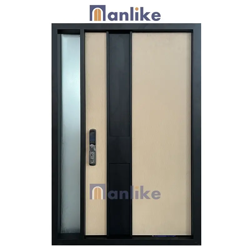 Anlike Hot Sale Main Design Smart Lock Front Top Supplier Exterior Pivoting Aluminum Large Porte Pivot