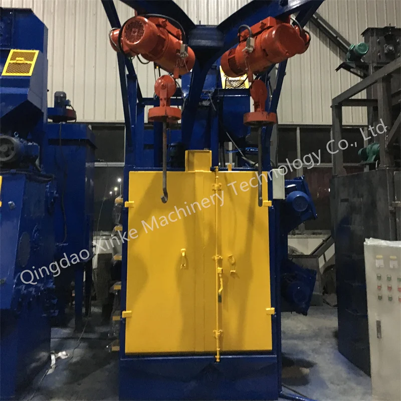 Q37 Series Hook hanger Type Shot Blasting Machinery/Automatic Cleaning Equipment Replace Trolley type Shot Blasting machine