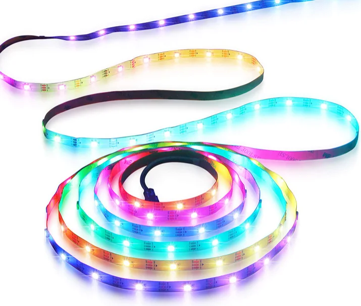 Светодиодная лента SMD 5050 IP20 DC 5 В 30 светодиодов/м RGB USB TV подсветка BT пульт дистанционного управления SMD