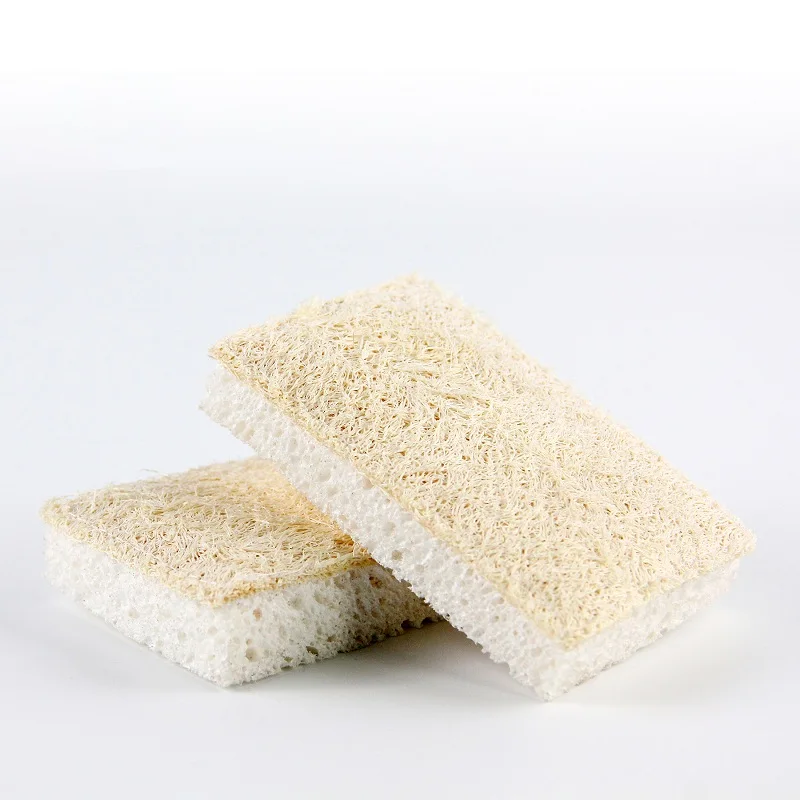 Натуральная губка loofah luffa loofa Кухонная Губка из древесной массы хлопковая Экологичная кухонная