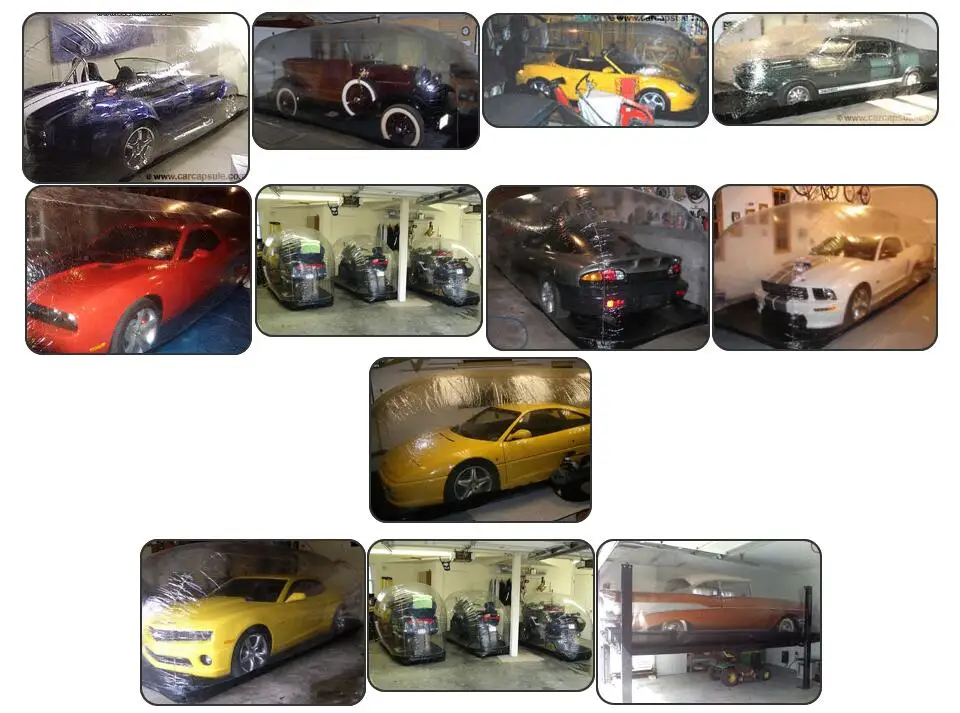 Transparent Outdoor Inflatable Car Cover Bubble Tent Garage