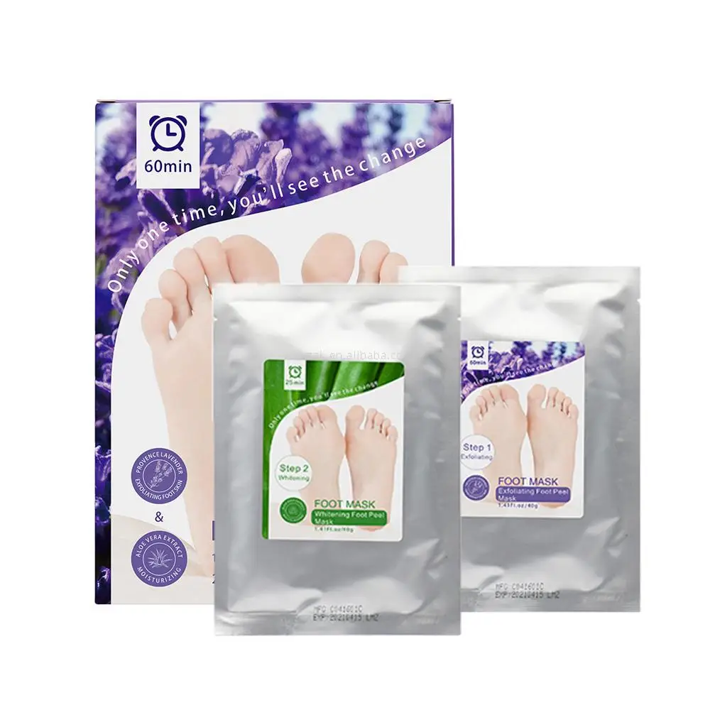 Оптовая продажа, маска для ног, носки, отшелушивающая увлажняющая маска для ног ()