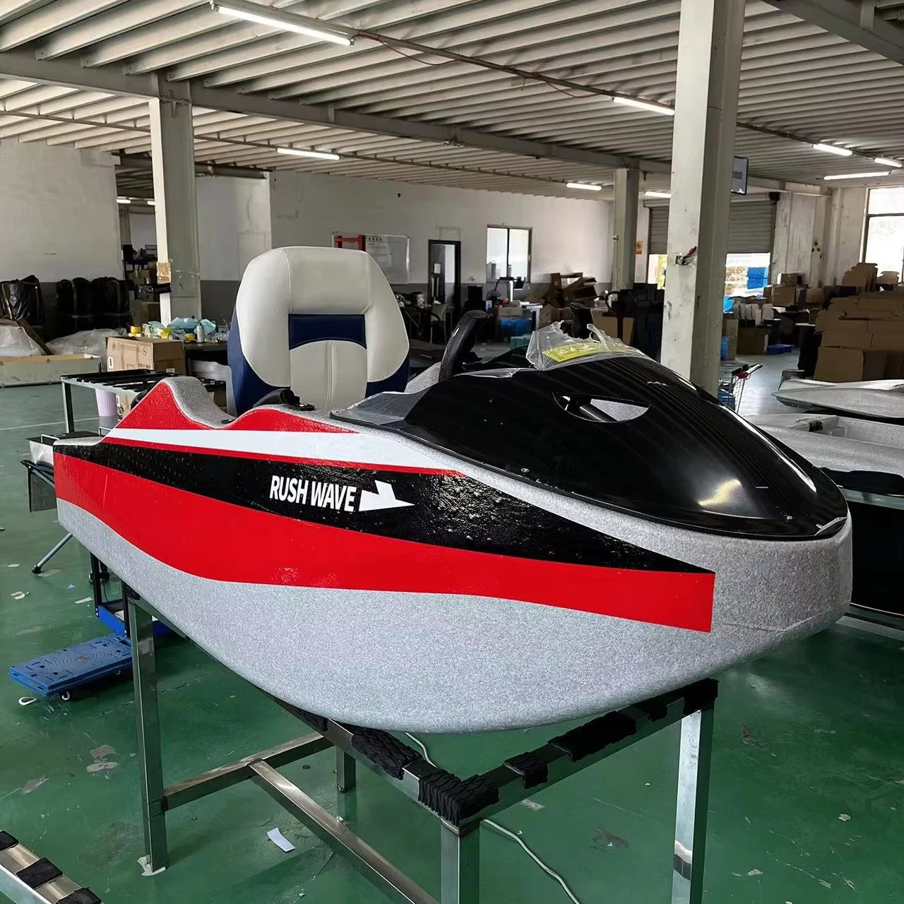 Marine Thruster Water Kart for Outdoor Lake & Marine Water Sports Rowing Small Electric Jet Boat for Adventure & Fun