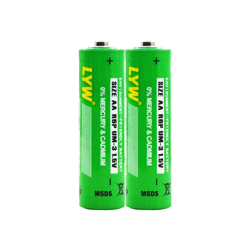 Factory Direct Sell Zinc Carbon UM3 Dry Battery R6P Aa 1.5v Super Heavy Duty Aa Battery Batteries for Toys Cameras
