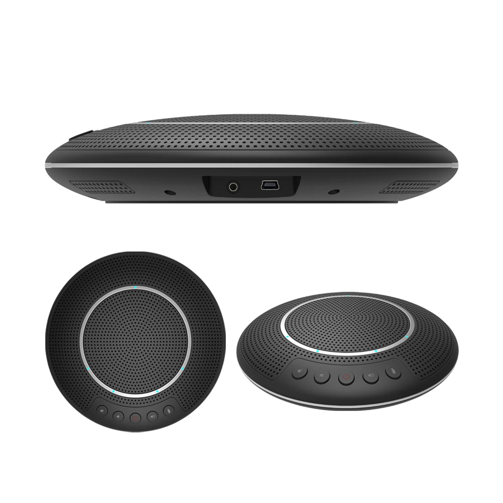 SP300 wireless microphone Conference Speaker for 15 People Business Conference 360 degree Voice Pickup, USB Speakerphone