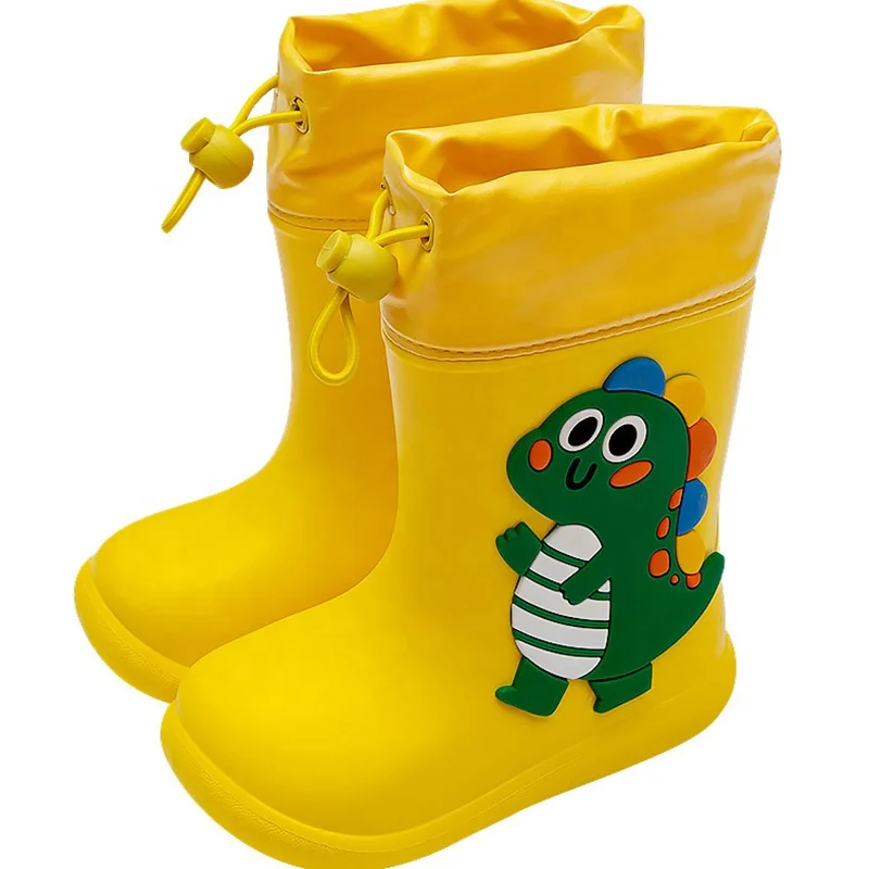 Boys and girls non-slip children rain boots cartoon pattern