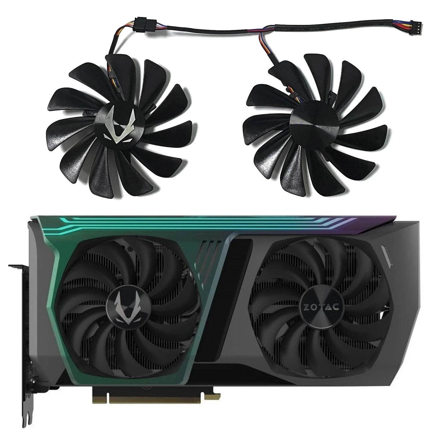New 95mm CF1010U12S DC 12V 0.45A RTX 3070 GPU Cooler For Zotac Gaming Geforce RTX 3070 Amp Holo Dual Graphics Fan