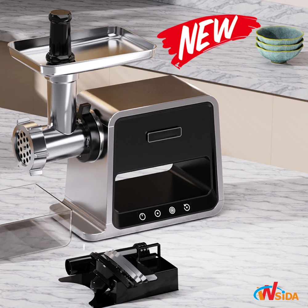 Wsida Wholesale Price Electric Meat Mincer Grinder Chopper Machine New product Meat Grinder Low Decibel Meat Grinder