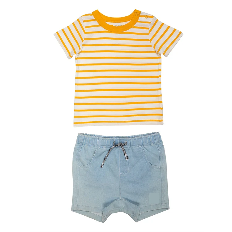 China Manufacturers Baby Boy Clothing Sets Top Quality Apparel Processing Services 2pcs Set Kids Custom Clothing Sets Custom