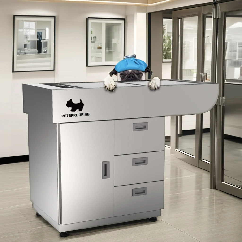 Veterinary Surgical Instruments Medical Pet Hospital Veterinary Stainless steel Vet consulting examination Table for Pet