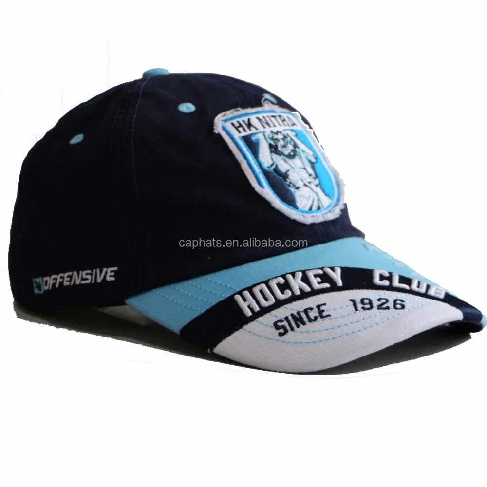 Рекламные хоккейные клубы мягкие бейсболки с проблемным взглядом