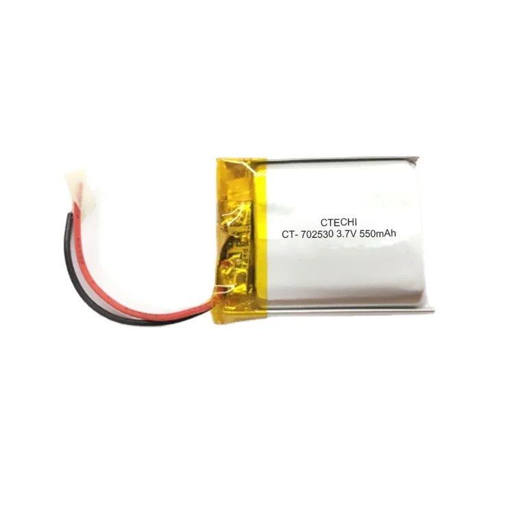 CTECHI 3.7V 500mAh Rechargeable Li-ion Polymer Battery For headset speaker mouse  702530