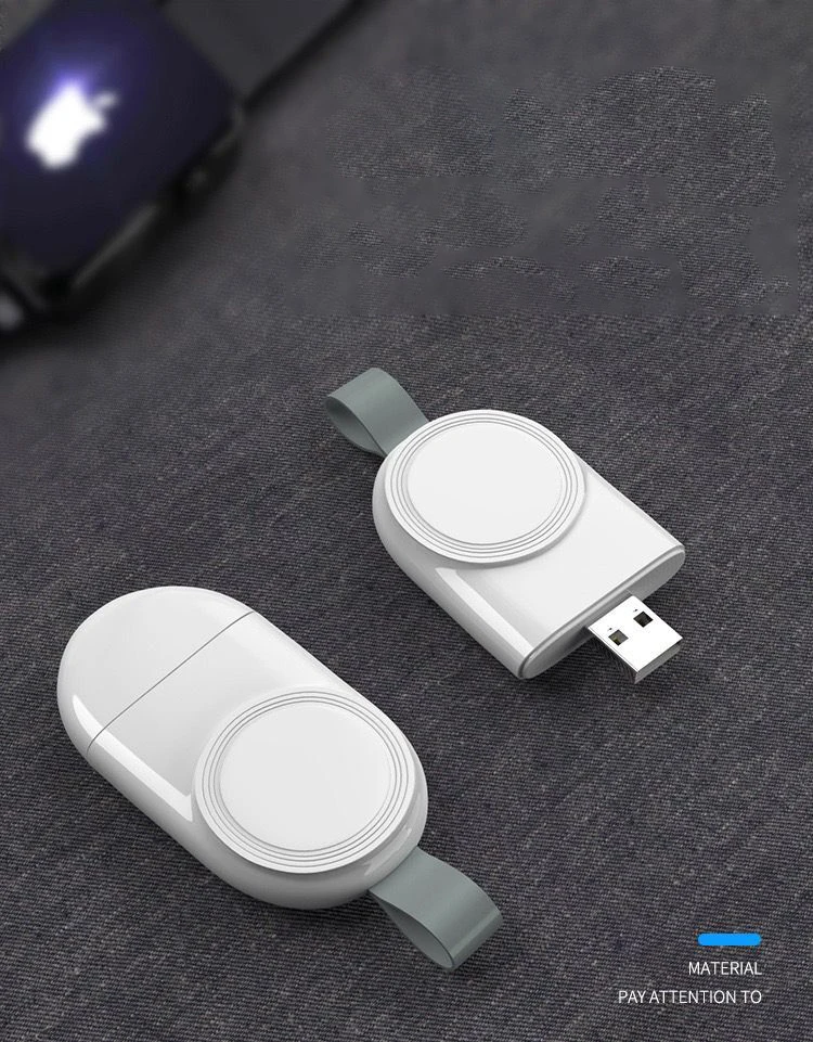 Portable Wireless Magnetic Apple USB A Type C Mini Smart Watch Charger for Apple Watch 7 6 5 for Iwatch 7 6 5 4 3 2 1