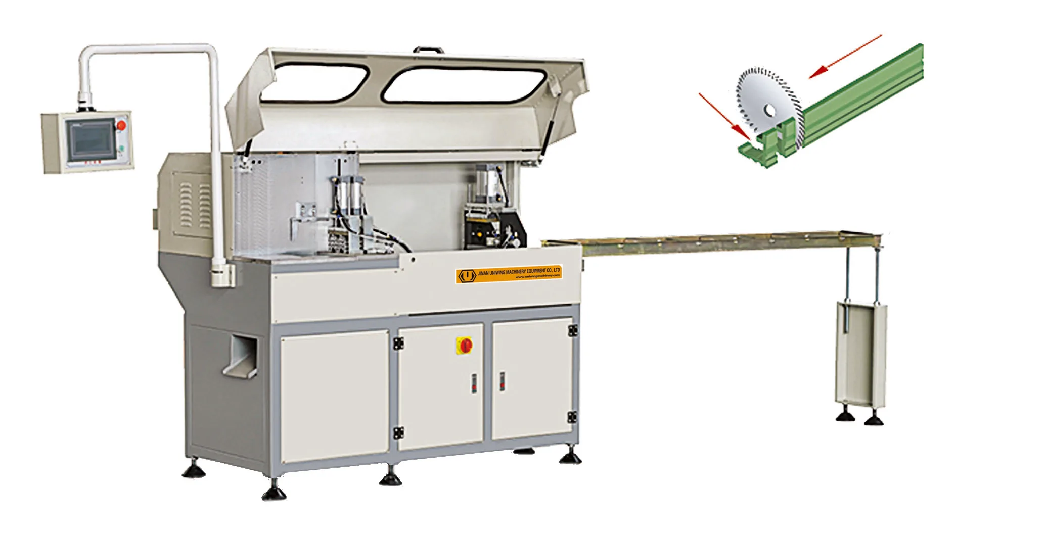 
Corner Connector Cutting Machine for Aluminum window door profiles cutting window and door making machine 