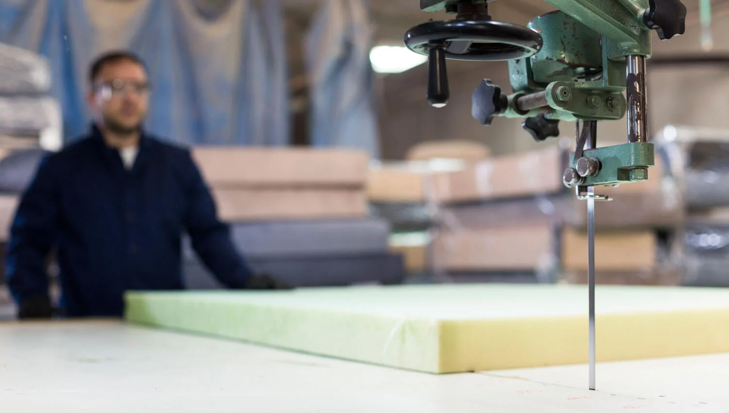 Cutter band saw blade for cutting foam, EVA, sponge, rubber, paper,  tissue,Napkin etc.