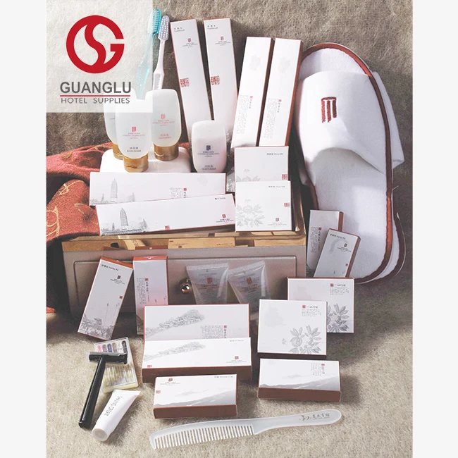 China Oriental Hotel Product Five Star Hotel Amenities Box for Hotel Supplies
