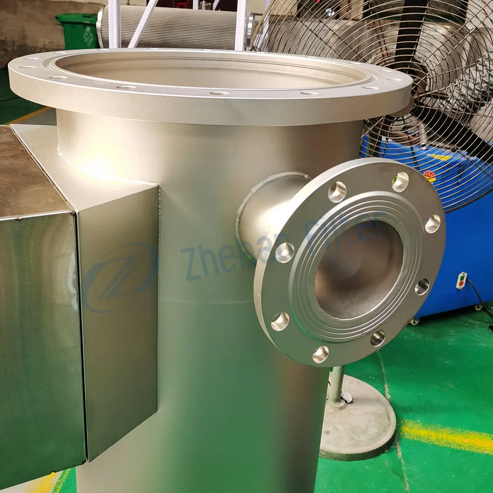 High Quality Stainless Steel Automatic self cleaning edible oil peanut oil filter machine with pump