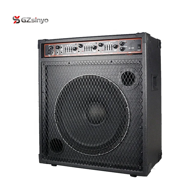 15inch powered 200W professional  bocinas parlantes bass guitar keyboard  amplifier for outdoor