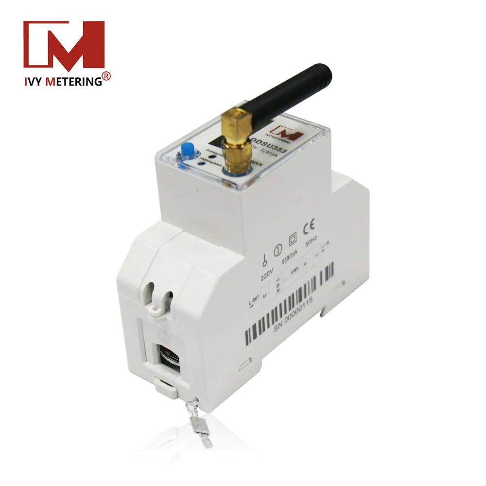 EM114039 LoRaWAN однофазные счетчики электроэнергии для умного дома Lora