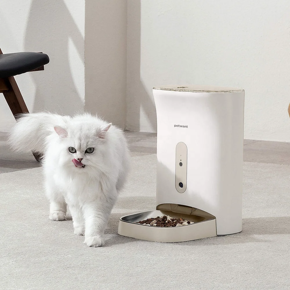 4.5L Smart Visible Pet Dry Food Dispenser Wifi APP Camera Control Timed Voice Recorder Neater Automatic Cat Dog Feeder