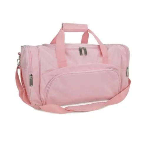 Unisex Signature Travel Gym Duffle Bag Black Gray Navy Blue Red; Zipper Polyester Fashionable Letter Customizable Portable