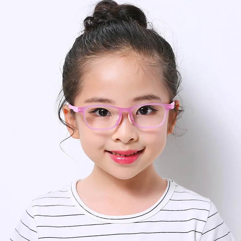 Stock Computer Anti Filter for Kids Glasses Transparent Lens Gaming Blue Light Blocking Glasses for Children in Stock