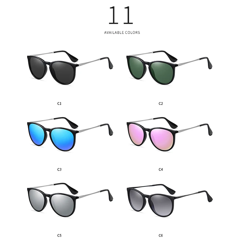 High quality mixed frame wholesale custom sun glasses retro men women shades polarized sunglasses