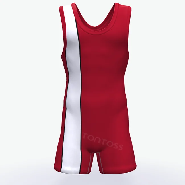 High Quality Sublimated Wholesale Weightlifting Suit Fashion Wrestling Singlet 2023