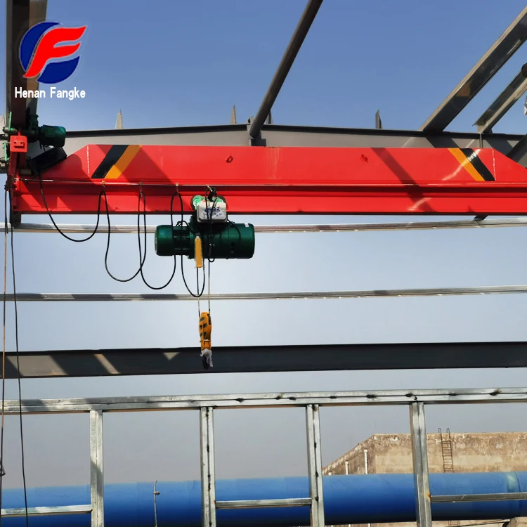 
China crane manufacturer supply electric single beam suspension crane electric hoist 