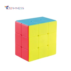 Wholesale Customized Good Quality 2x3x3 toy plastic stickerless puzzle game kids cube