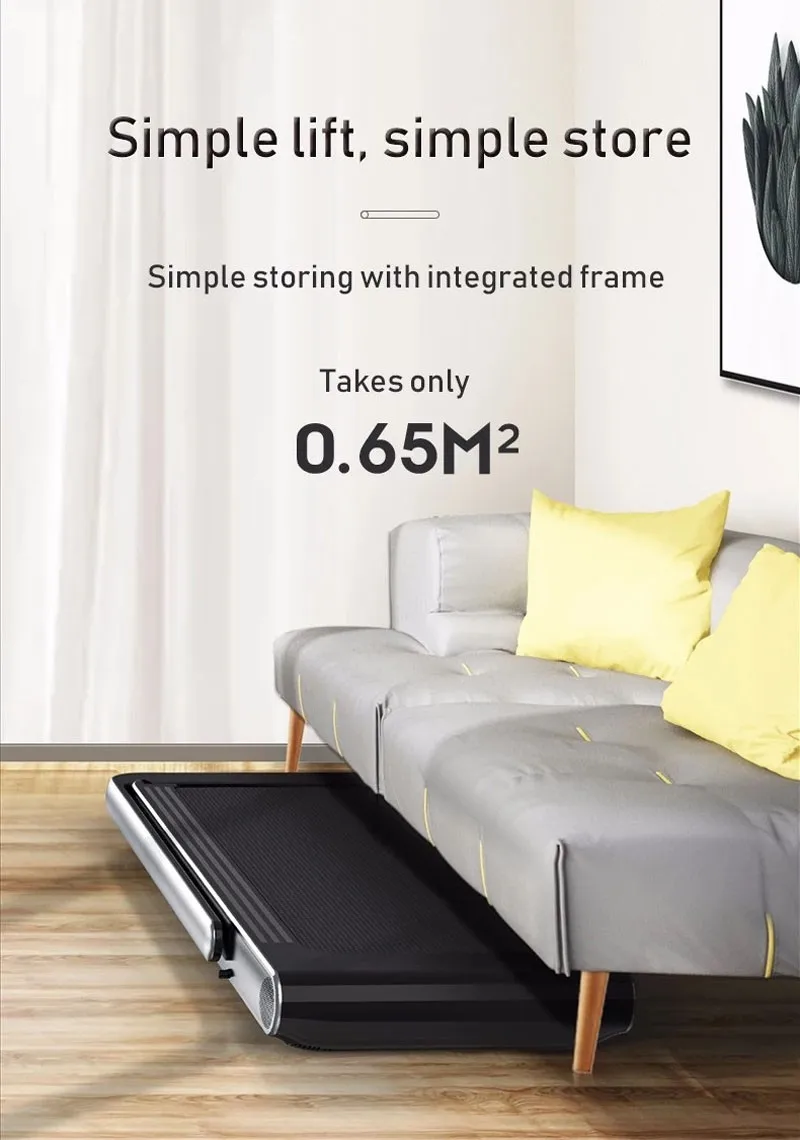 E5 Foldable Electric Home Treadmill Fitness Equipment Walking Running Mini Treadmill fitness