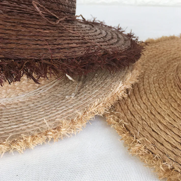 Wholesale Hand weaving Lifeguard hollow straw Fedora Hat For Men