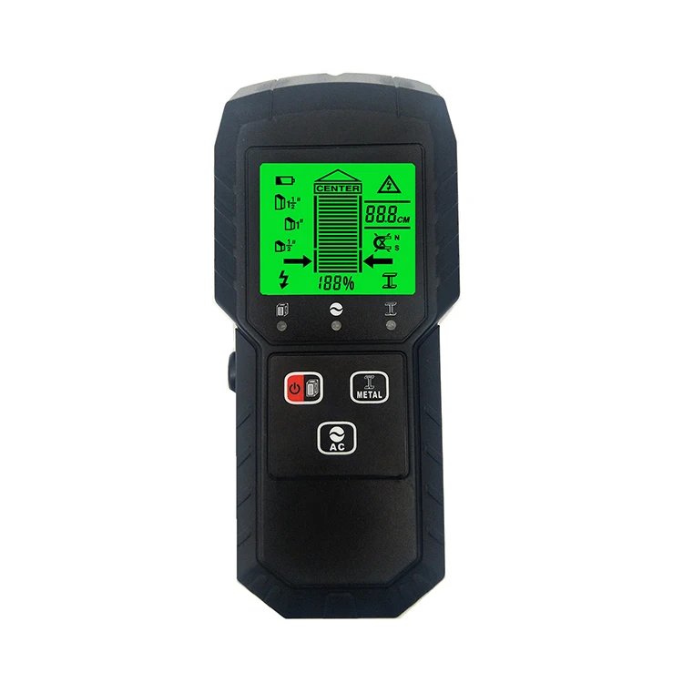 Metal Voltage Stud Detector Distinguishing Ferrous and Non Ferrous Metal, Multi Function Powerful New Stud Finder Wall Scanner